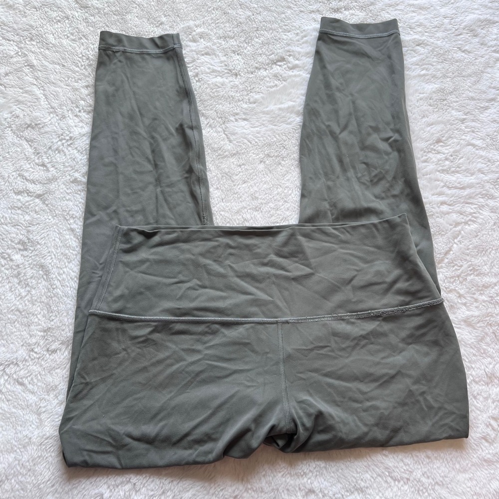Lululemon Align High-Rise Pant 25 Sage Grey Green Nulu Yoga Leggings Womens 12
